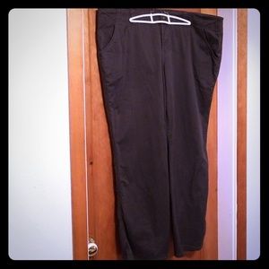 Dark grey twill pants